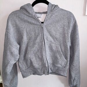Cozy Fleece Boyfriend Boxy Zip Hoodie